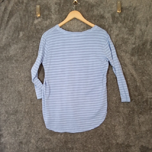 Fresh Produce Striped Long Sleeve Tee Casual Cotton Womens Medium - Picture 3 of 10